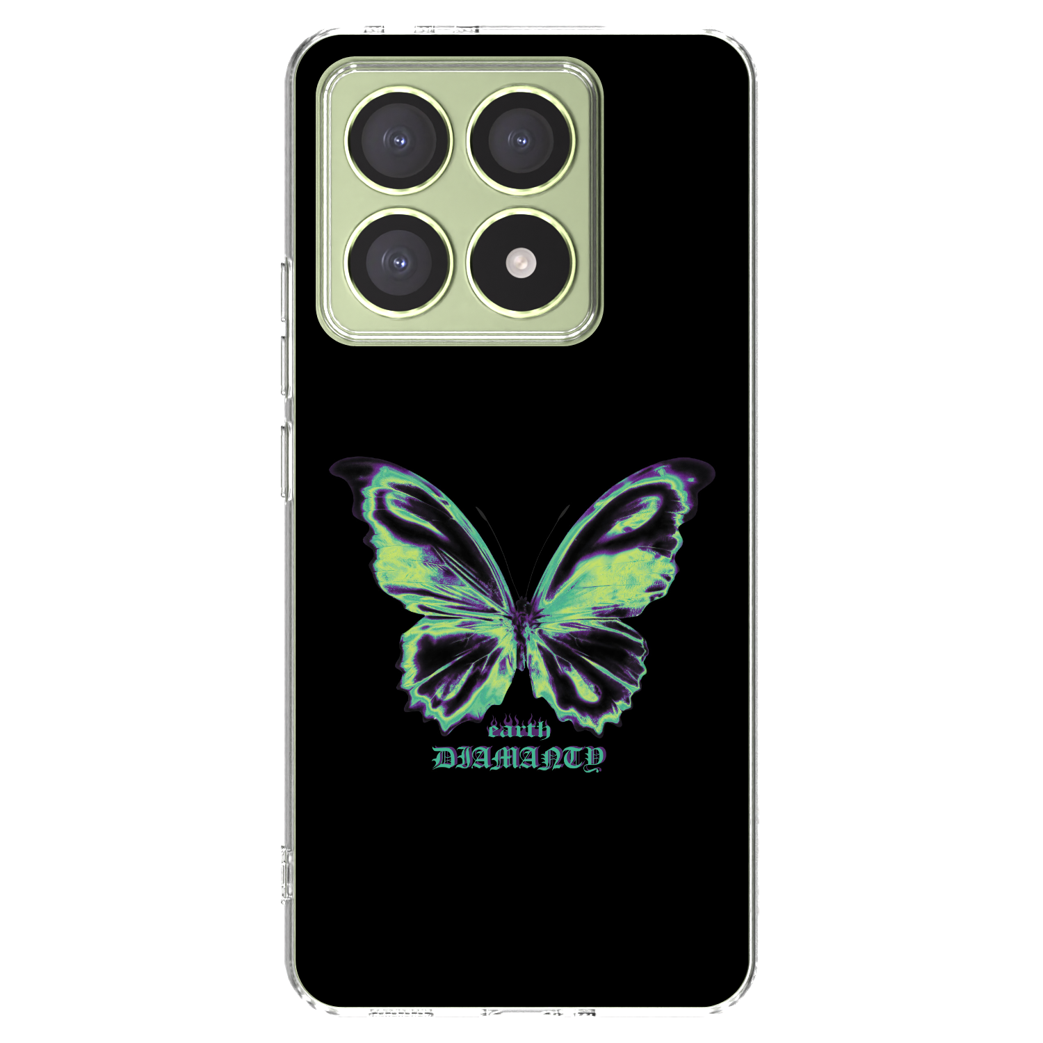 Picasee silikónový prehľadný obal pre Xiaomi 14T - Diamanty Blue