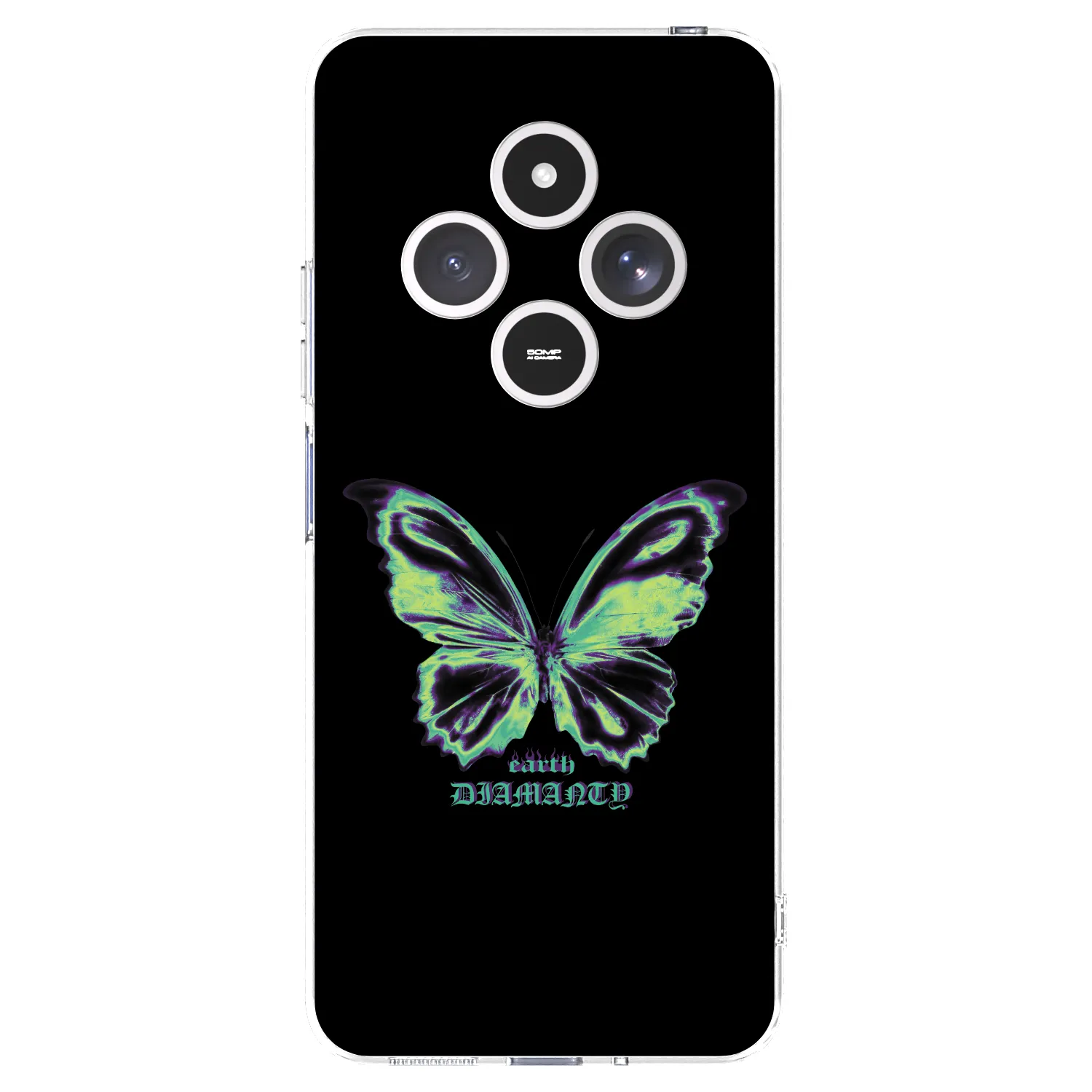 Picasee silikónový prehľadný obal pre Xiaomi Redmi 14C - Diamanty Blue