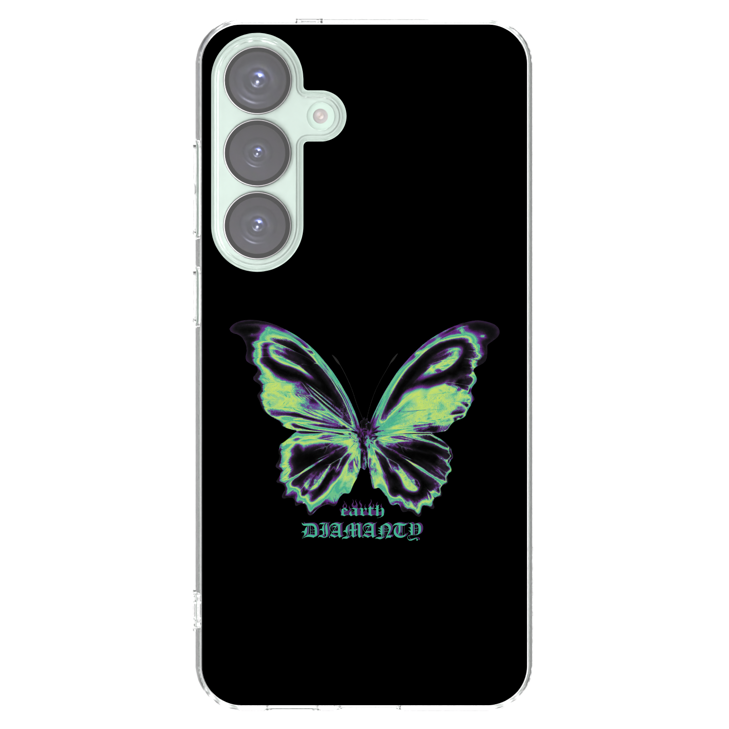 Picasee silikónový prehľadný obal pre Samsung Galaxy S25+ 5G - Diamanty Blue