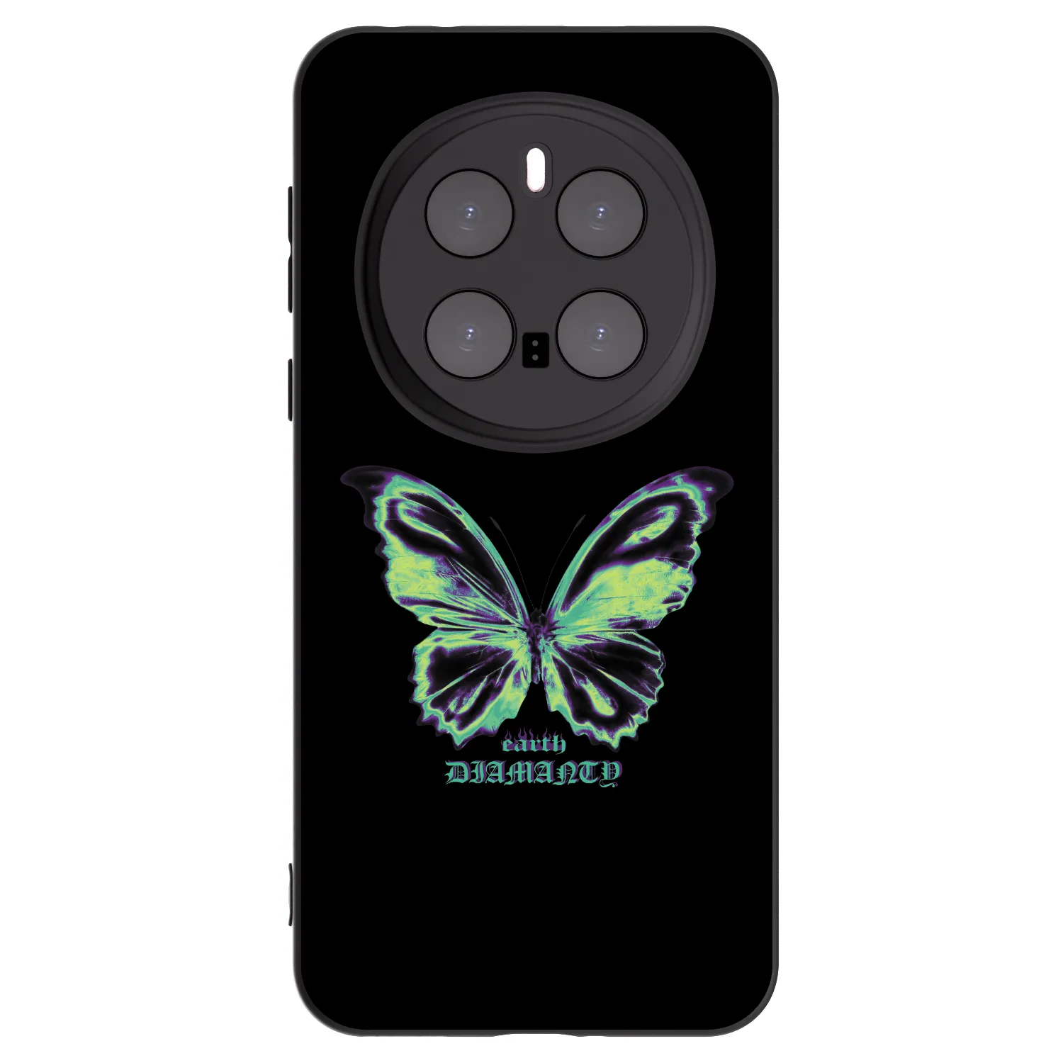 Picasee silikónový čierny obal pre Honor Magic7 Pro 5G - Diamanty Blue