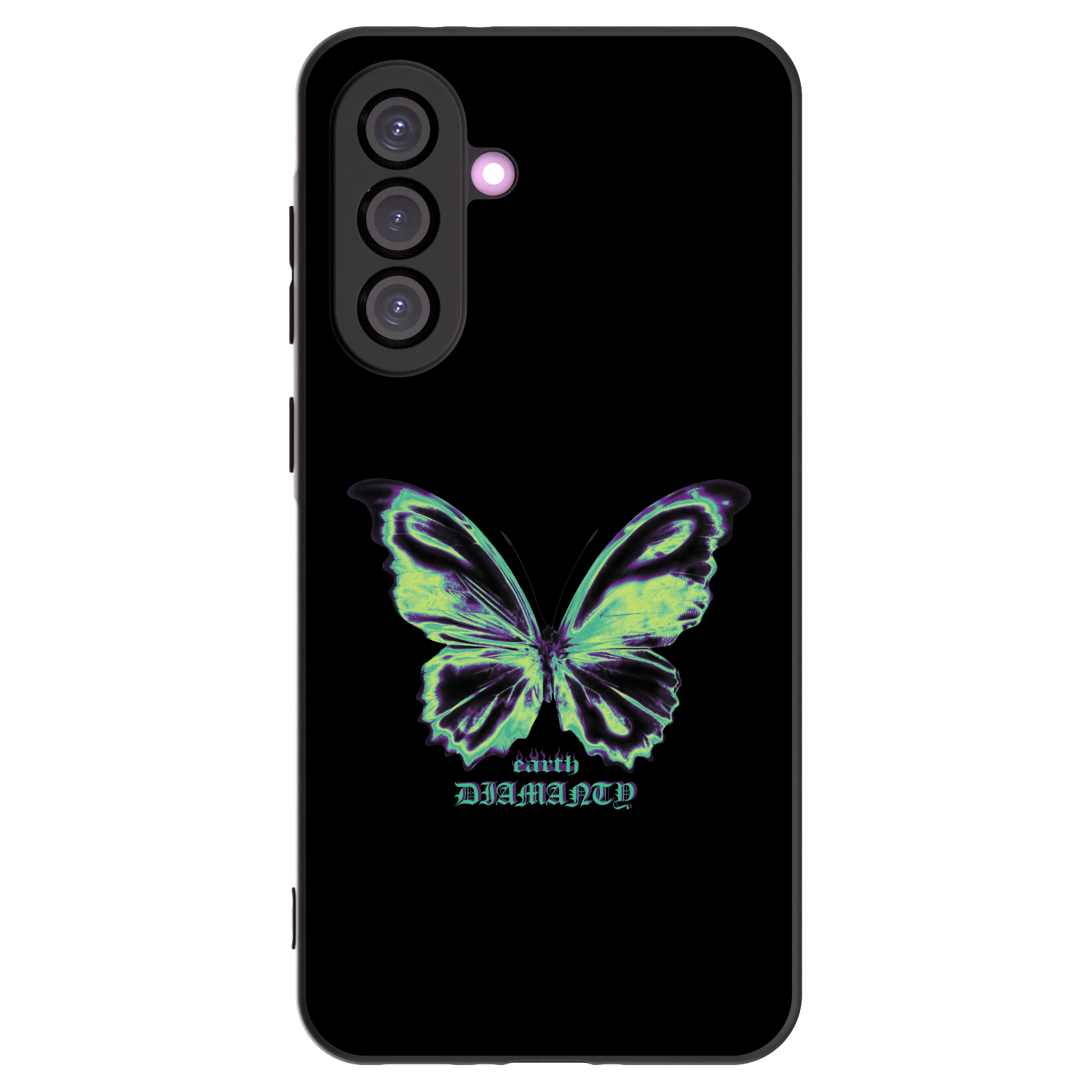 Picasee silikónový čierny obal pre Samsung Galaxy A36 5G - Diamanty Blue