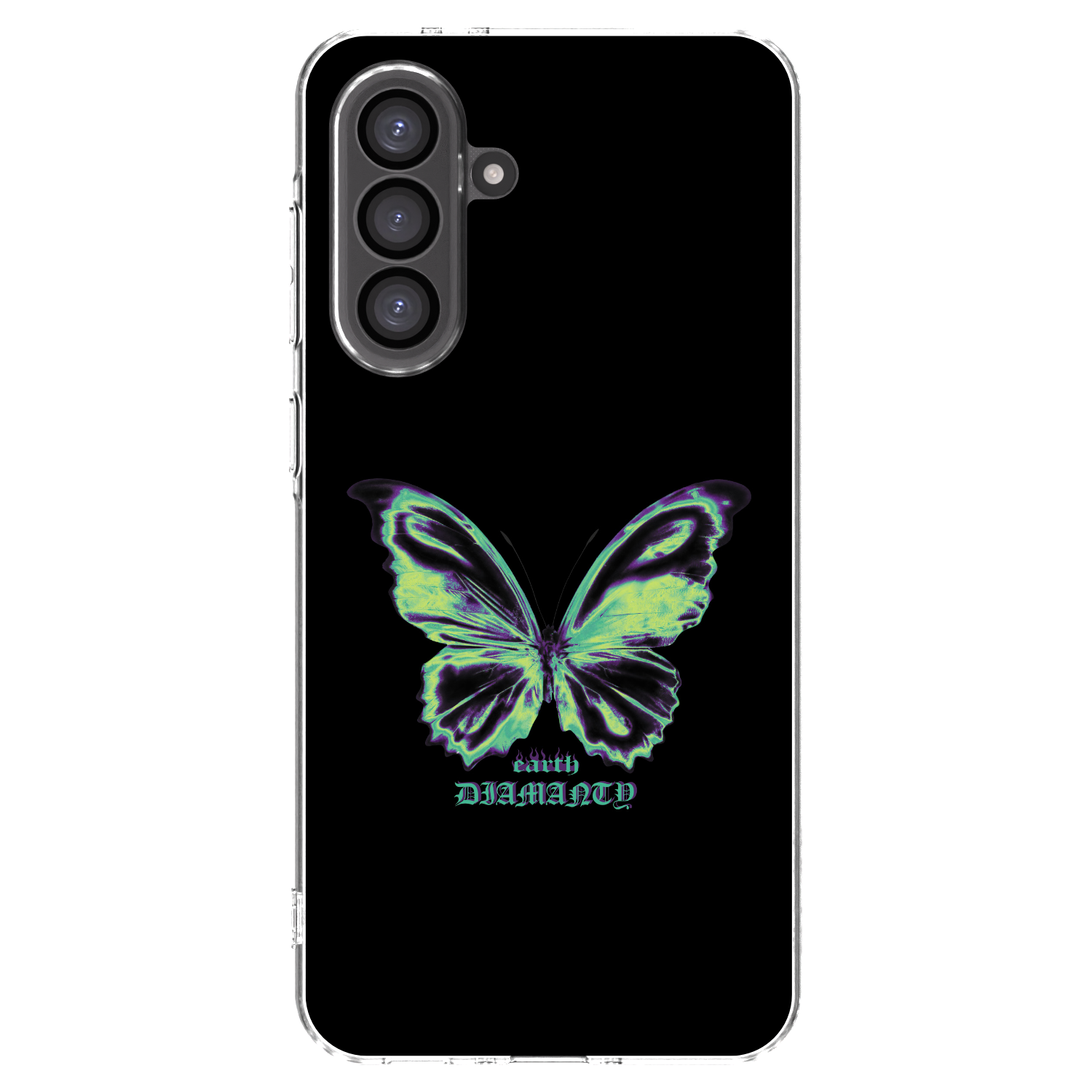 Picasee silikónový prehľadný obal pre Samsung Galaxy A36 5G - Diamanty Blue