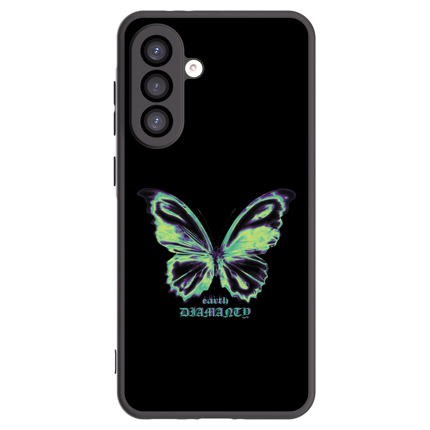 Picasee silikónový čierny obal pre Samsung Galaxy A26 5G A266B - Diamanty Blue
