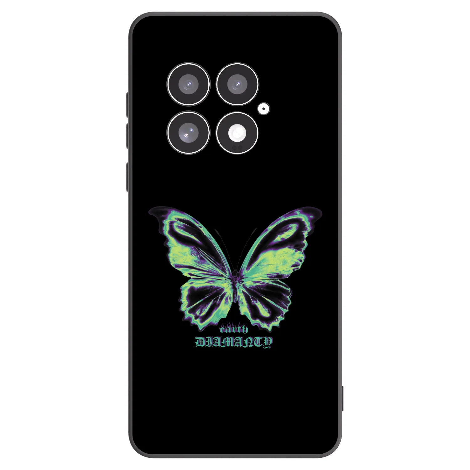 Picasee silikónový čierny obal pre OnePlus 13 5G - Diamanty Blue