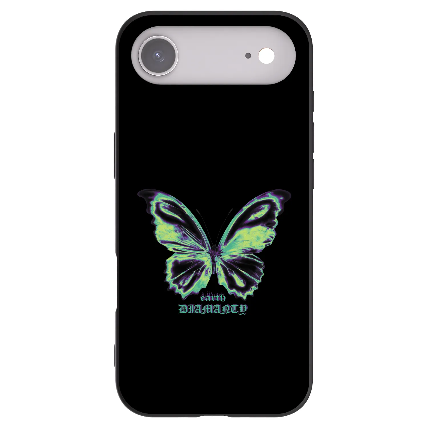 Picasee silikónový čierny obal pre Apple iPhone Air - Diamanty Blue