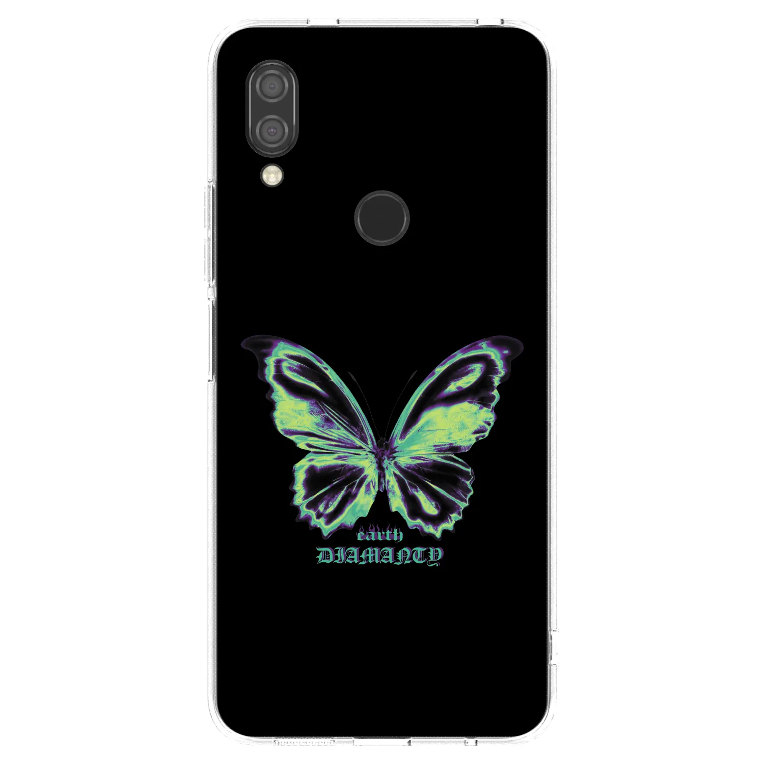 Picasee silikónový prehľadný obal pre Xiaomi Redmi 7 - Diamanty Blue