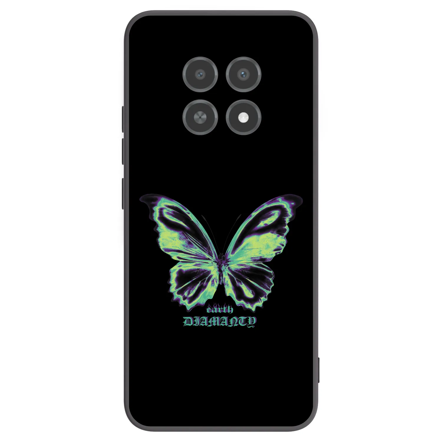Picasee silikónový čierny obal pre Realme 12X - Diamanty Blue