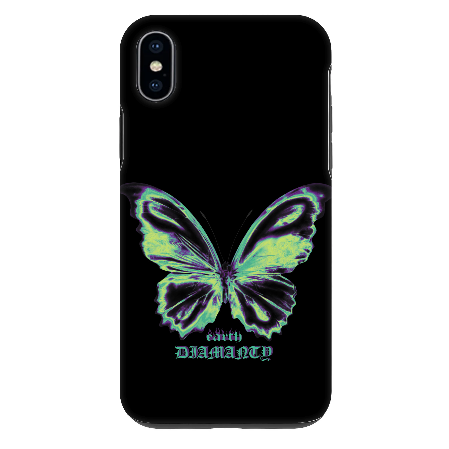 Picasee Fashion Case pre Apple iPhone XS Max - Diamanty Blue