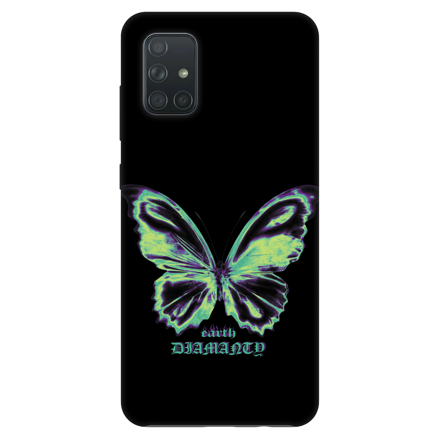 Picasee Fashion Case pre Samsung Galaxy A71 A715F - Diamanty Blue