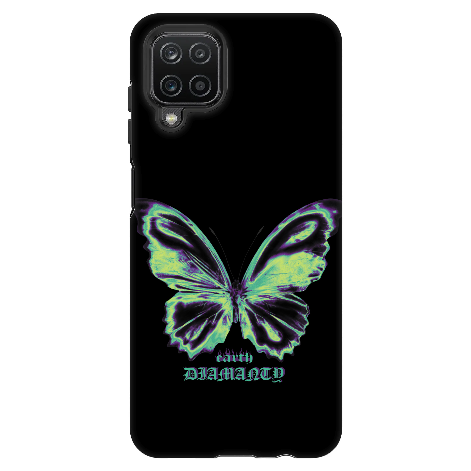 Picasee Fashion Case pre Samsung Galaxy A12 A125F - Diamanty Blue