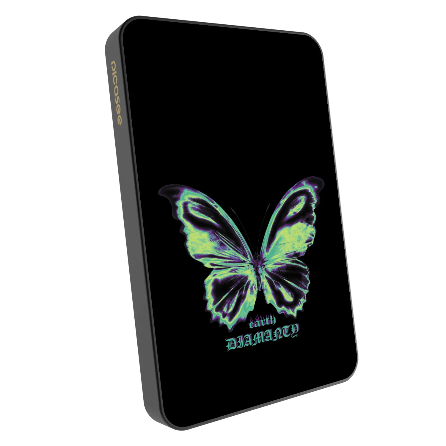 Picasee Powerbanka s MagSafe 5 000 mAh Šedá - Diamanty Blue