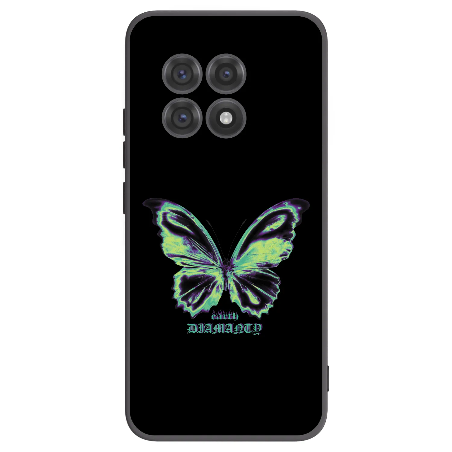 Picasee silikónový čierny obal pre OnePlus 13R 5G - Diamanty Blue