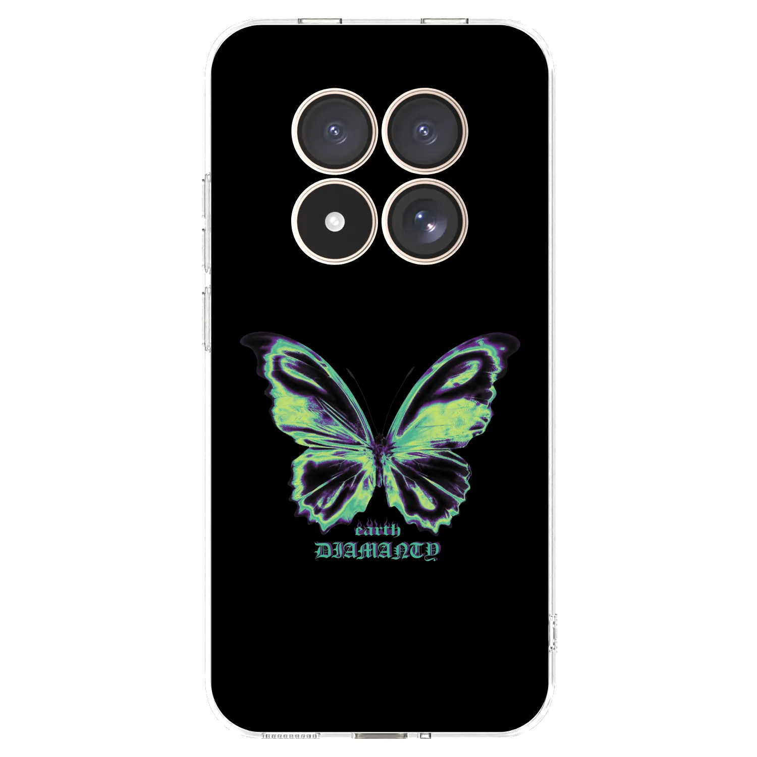 Picasee silikónový prehľadný obal pre Xiaomi Redmi Note 15 Pro 4G - Diamanty Blue