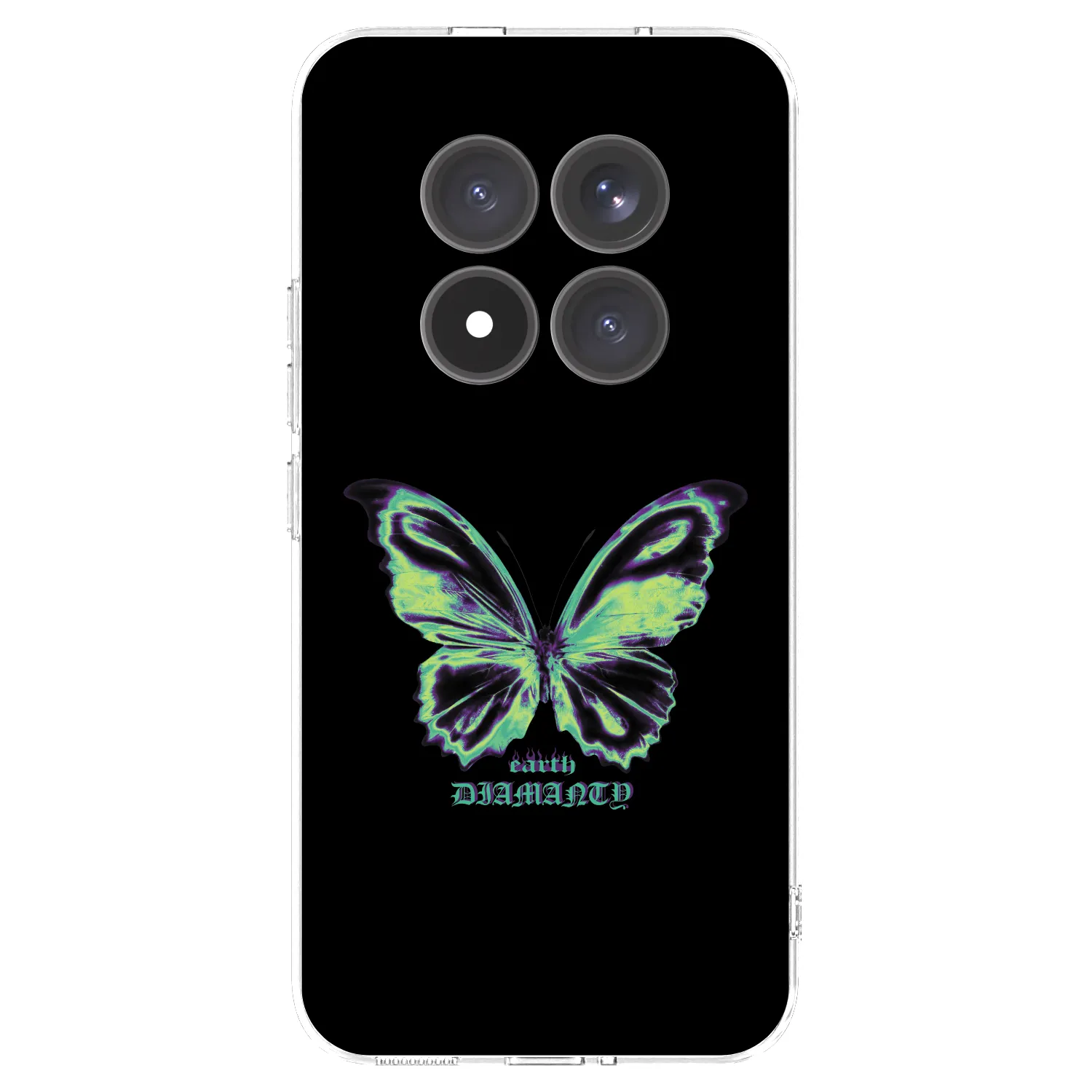 Silikónový prehľadný obal pre Xiaomi Redmi Note 15 Pro+ - Diamanty Blue