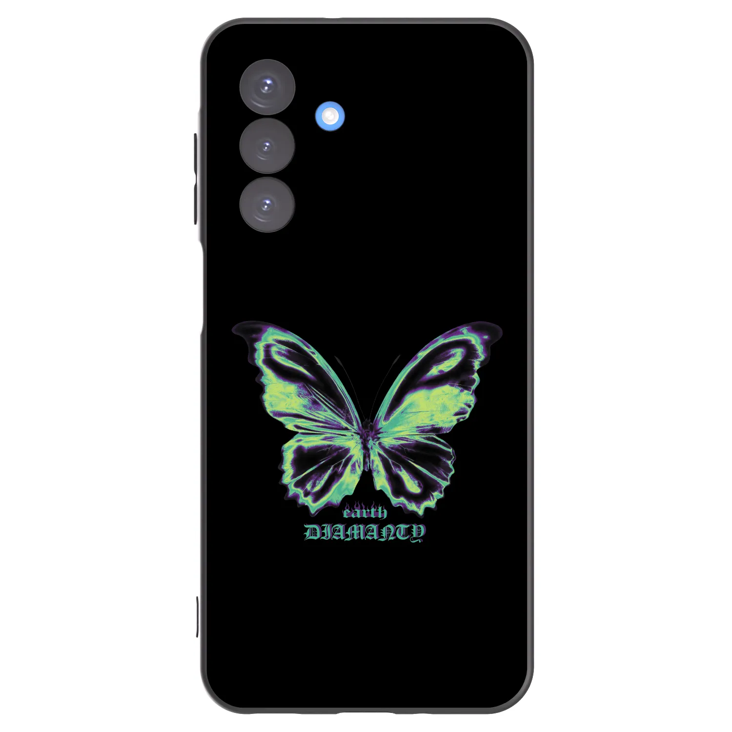 Picasee silikónový čierny obal pre Samsung Galaxy A17 5G - Diamanty Blue