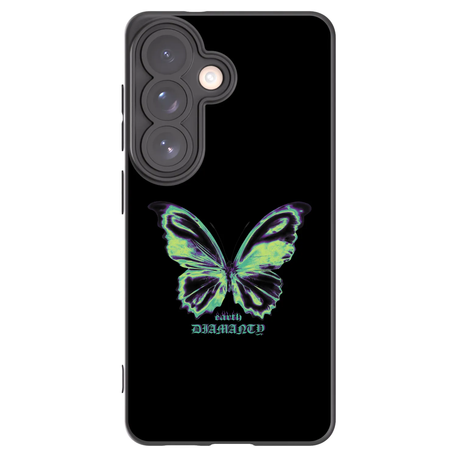 Picasee silikónový čierny obal pre Samsung Galaxy S26 - Diamanty Blue