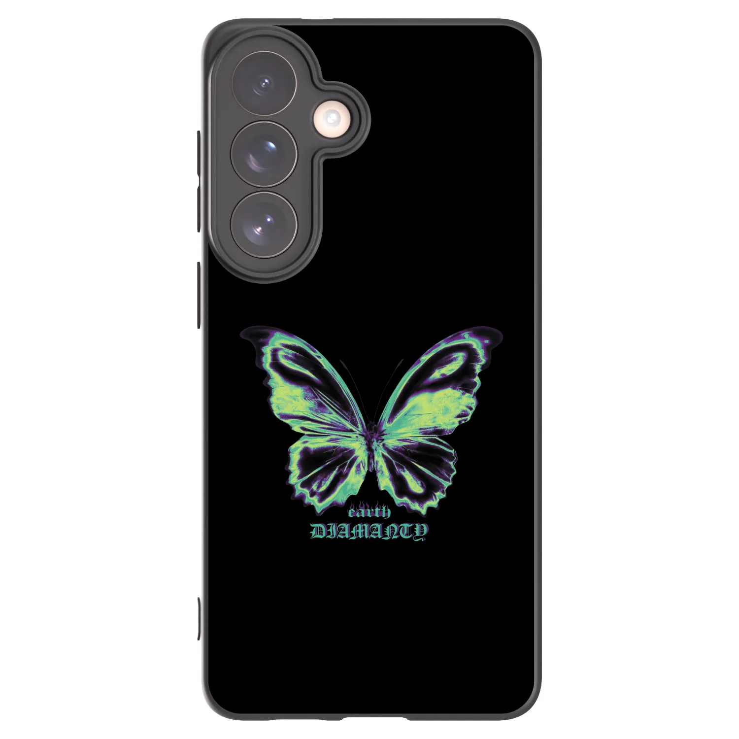 Picasee silikónový čierny obal pre Samsung Galaxy S26+ - Diamanty Blue