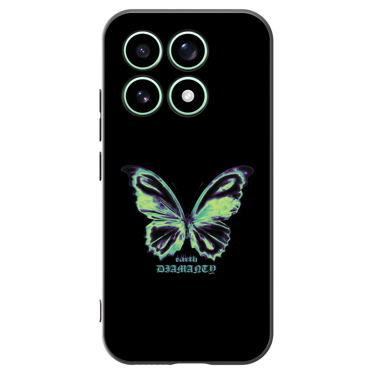 Picasee silikónový čierny obal pre Xiaomi 17 - Diamanty Blue