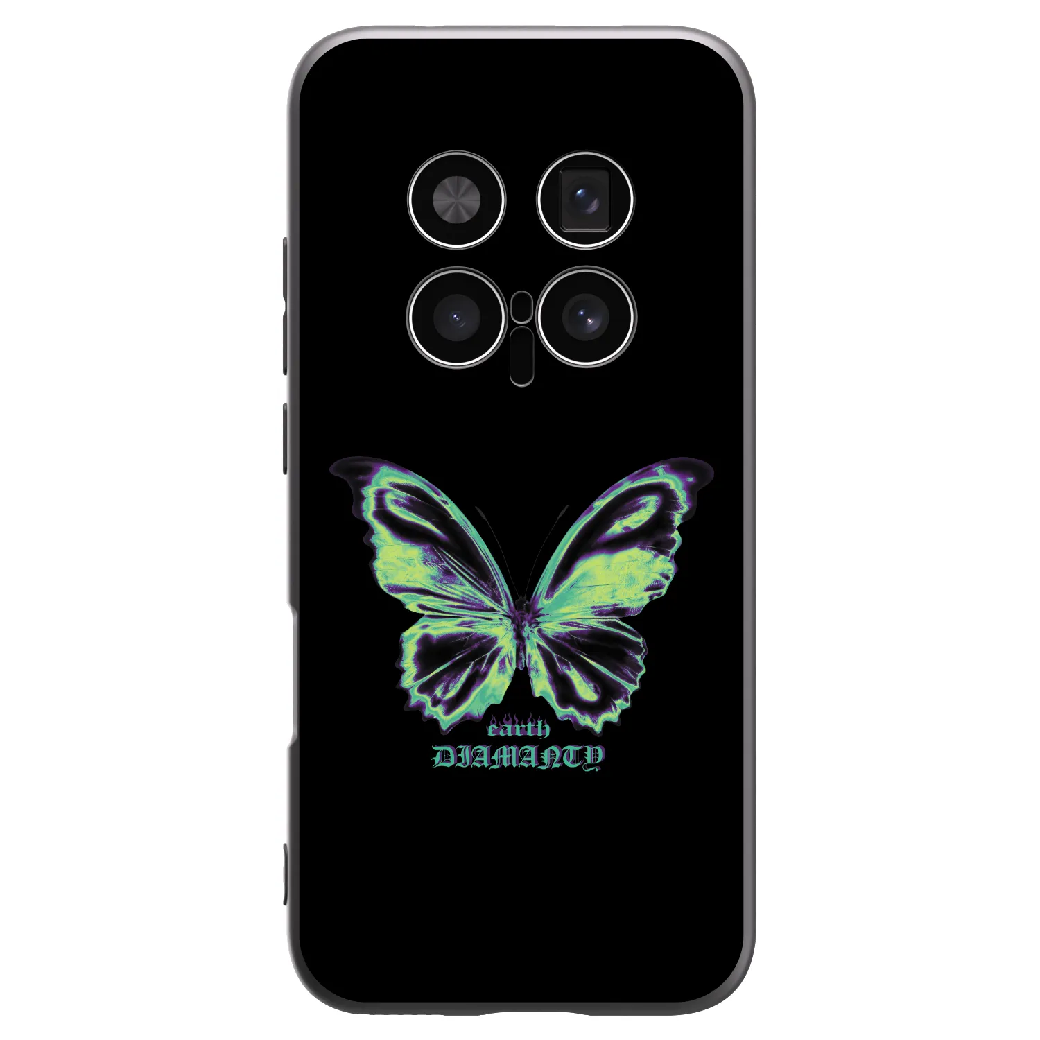 Picasee silikónový čierny obal pre Honor Magic8 Pro 5G - Diamanty Blue