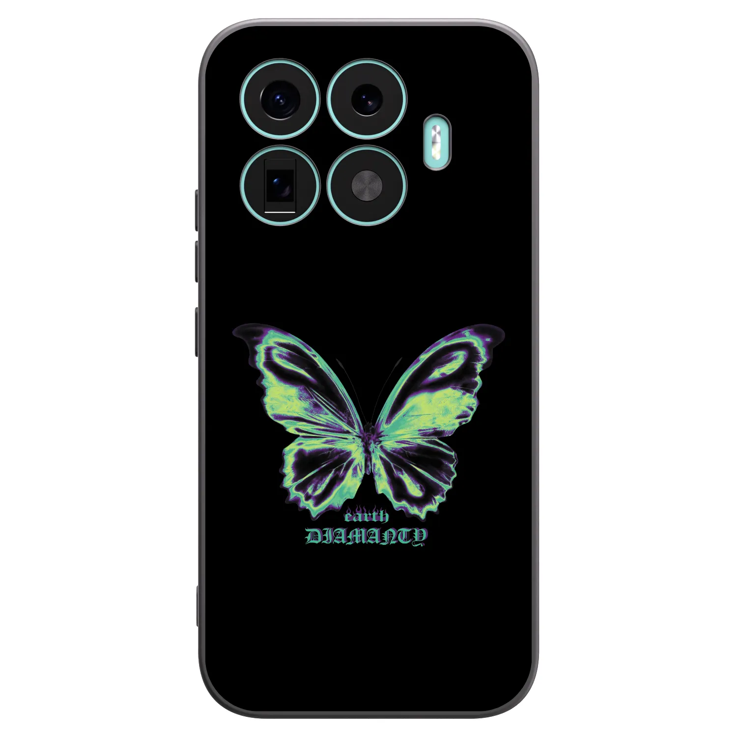 Picasee silikónový čierny obal pre Xiaomi 17T - Diamanty Blue