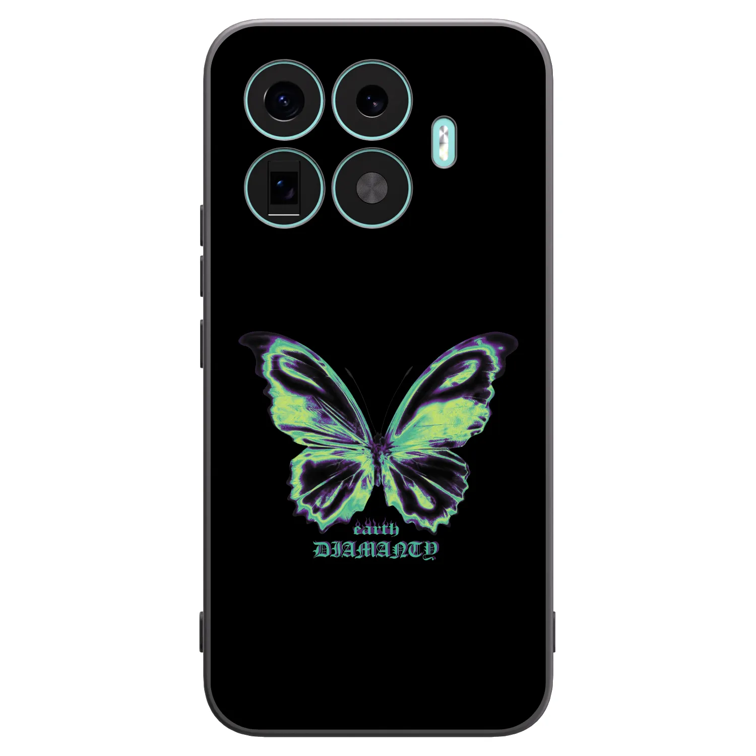 Picasee silikónový čierny obal pre Xiaomi 17T Pro - Diamanty Blue