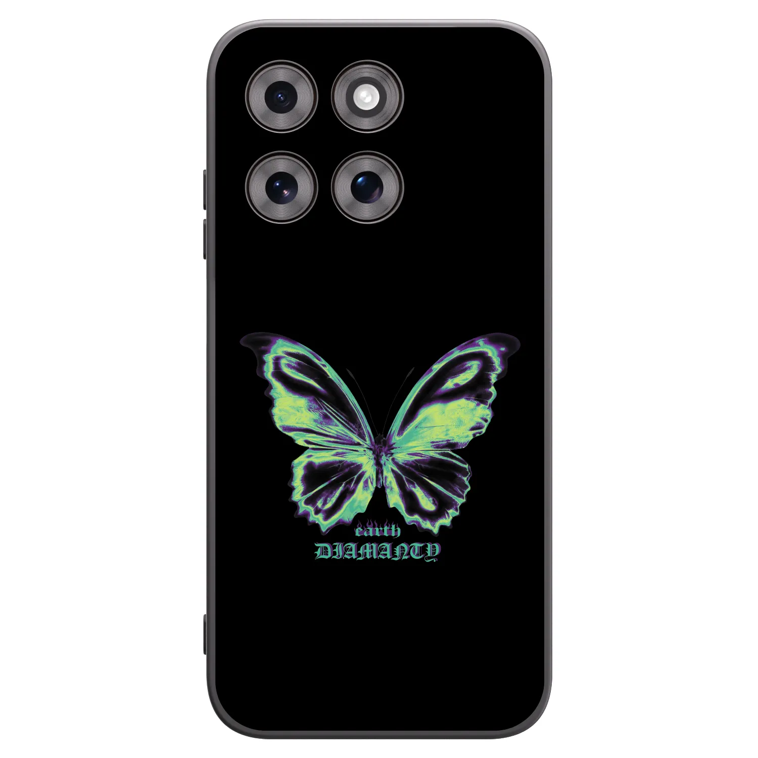 Picasee silikónový čierny obal pre Motorola Moto G77 - Diamanty Blue