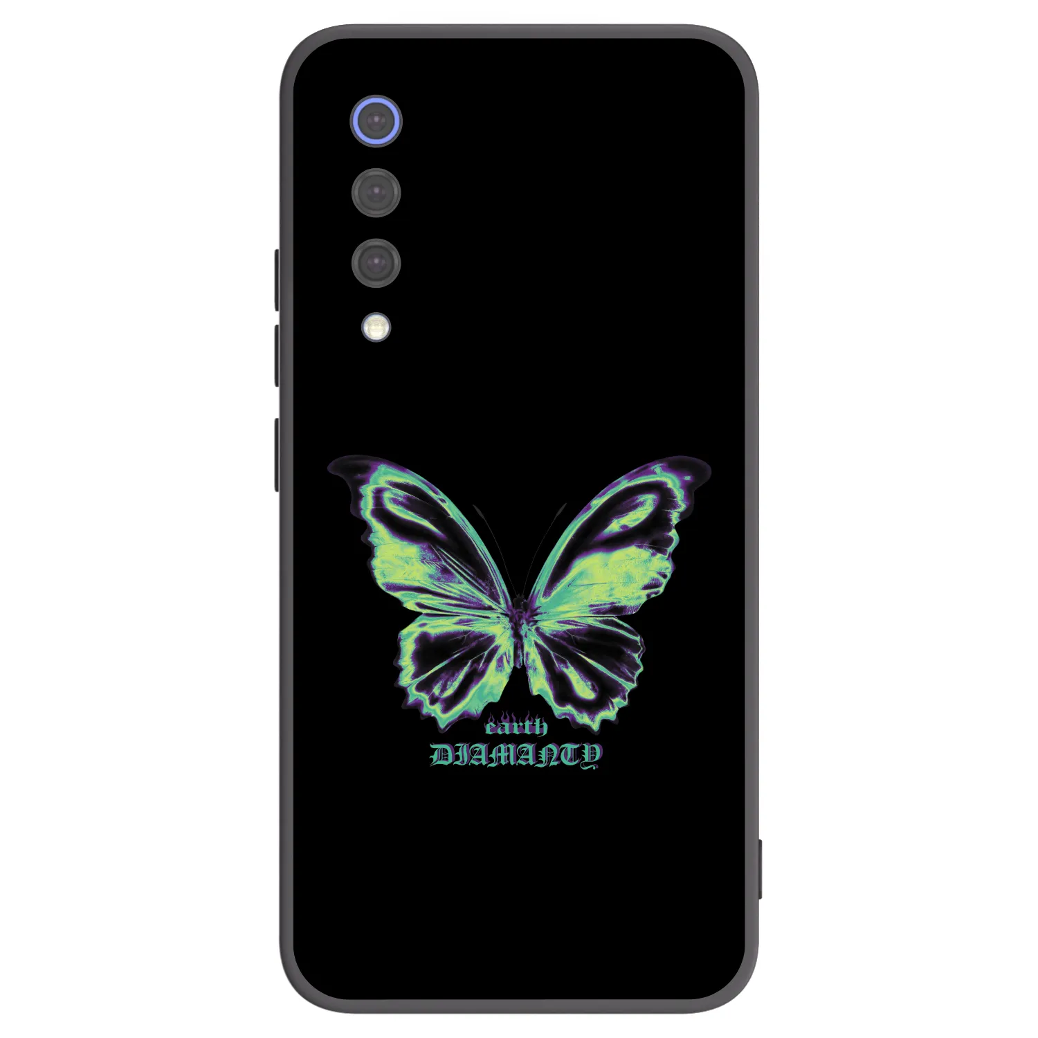 Picasee silikónový čierny obal pre Xiaomi Mi 9 SE - Diamanty Blue