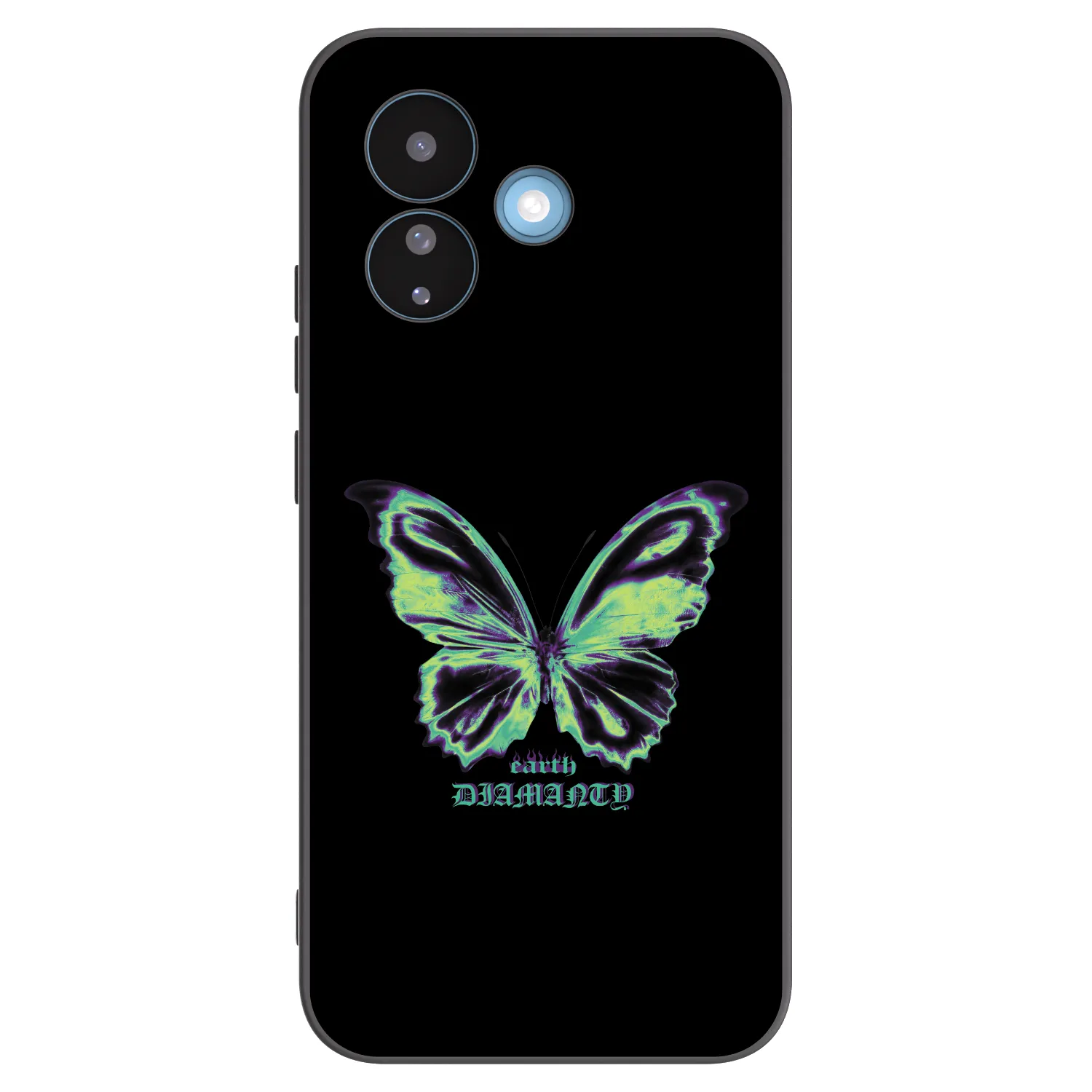 Picasee silikónový čierny obal pre Xiaomi Redmi Note 17 Pro 5G - Diamanty Blue