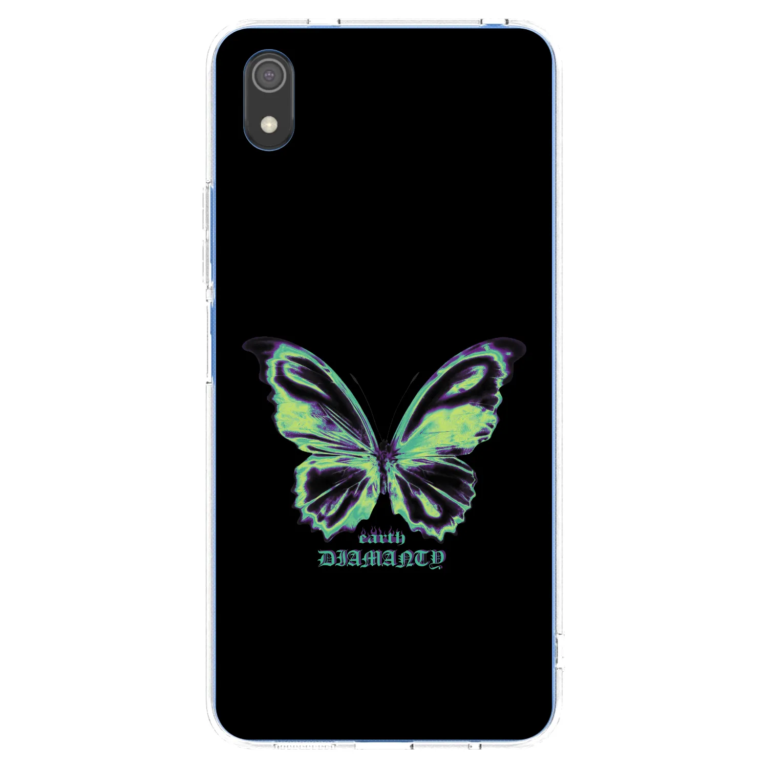 Picasee silikónový prehľadný obal pre Xiaomi Redmi 7A - Diamanty Blue