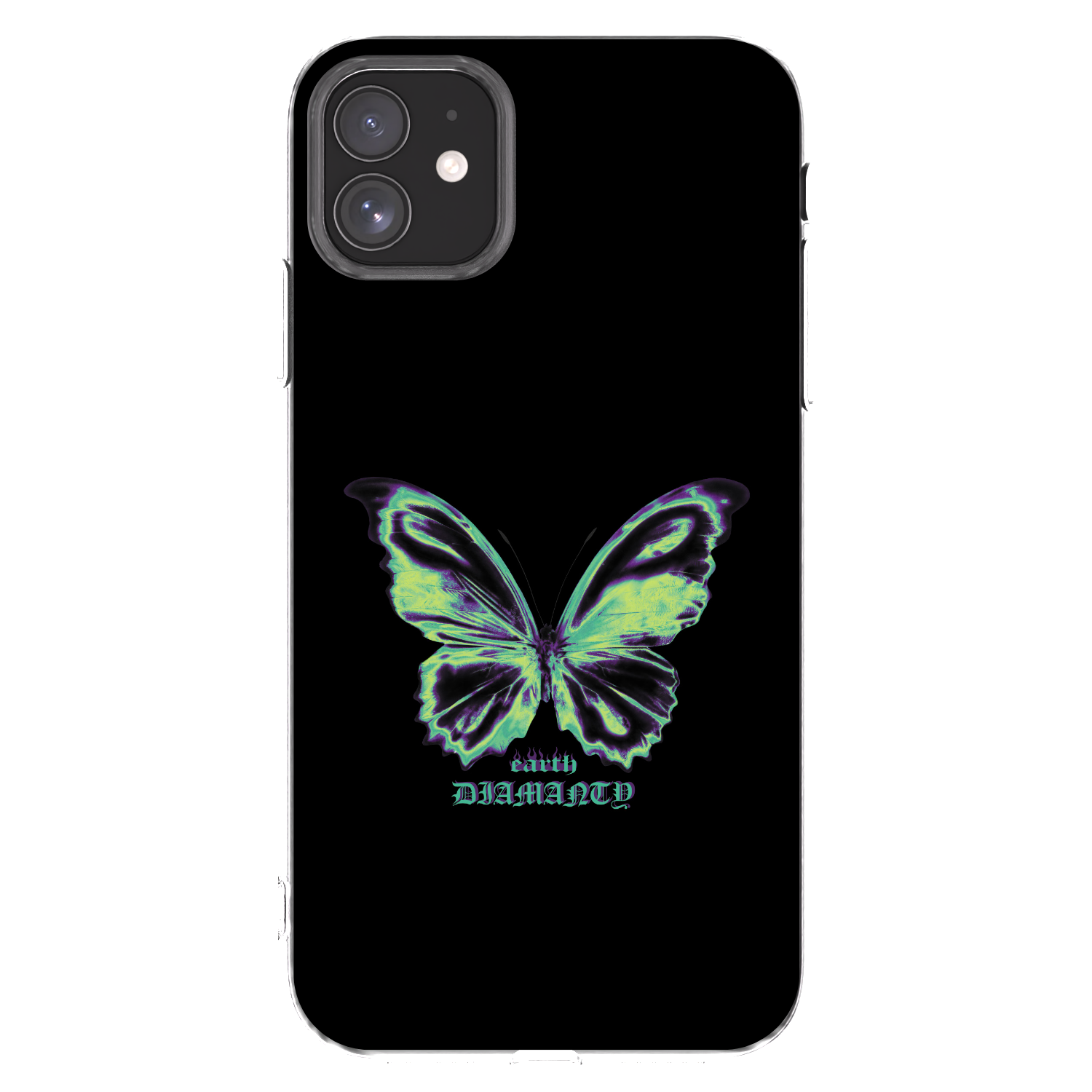 Picasee silikónový prehľadný obal pre Apple iPhone 11 - Diamanty Blue