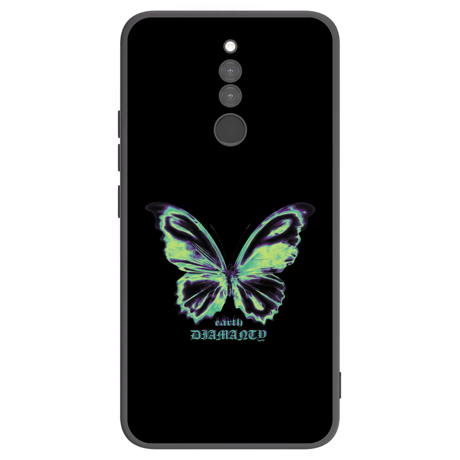 Picasee silikónový čierny obal pre Xiaomi Redmi 8 - Diamanty Blue