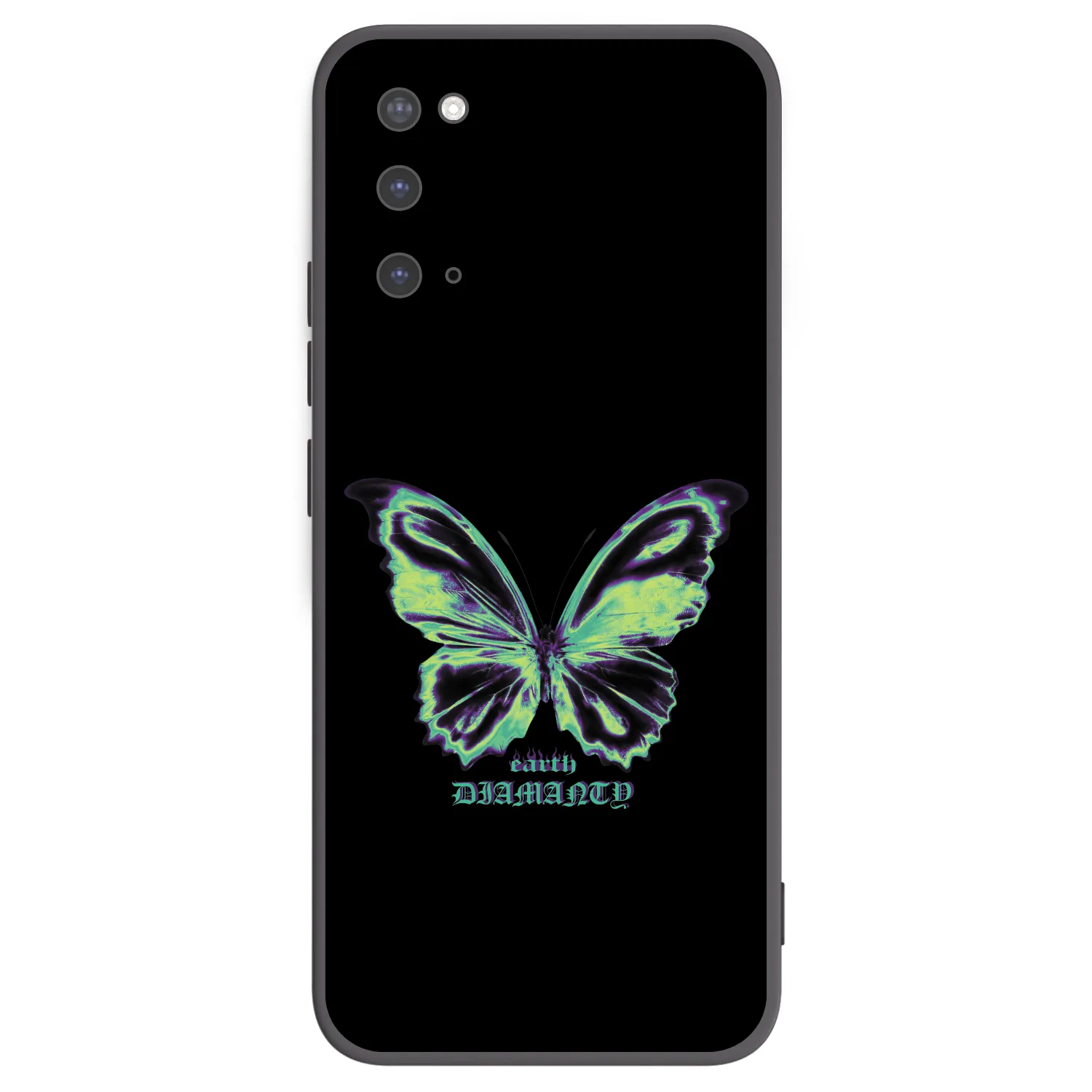 Picasee silikónový čierny obal pre Samsung Galaxy S20 G980F - Diamanty Blue