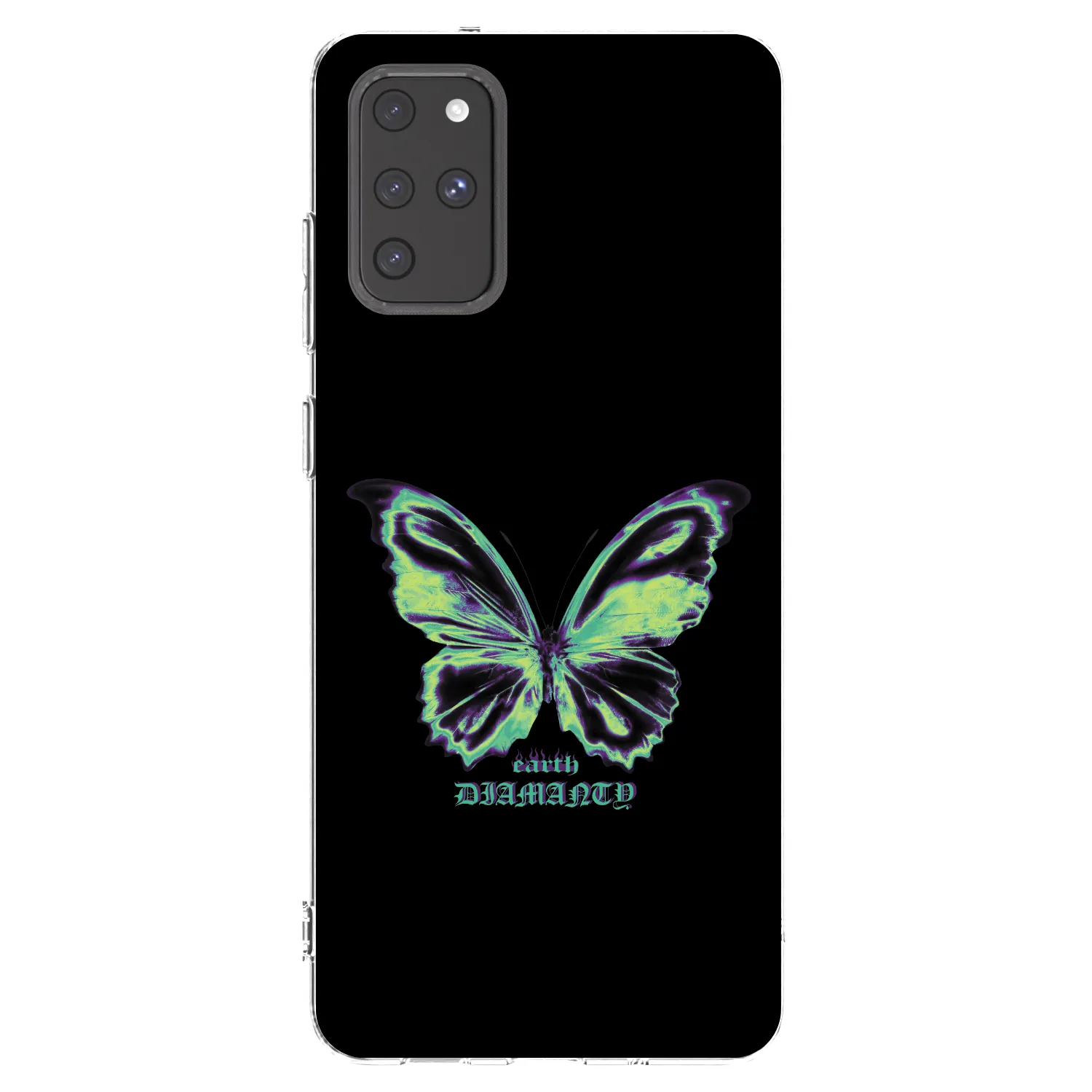 Picasee silikónový prehľadný obal pre Samsung Galaxy S20+ G985F - Diamanty Blue