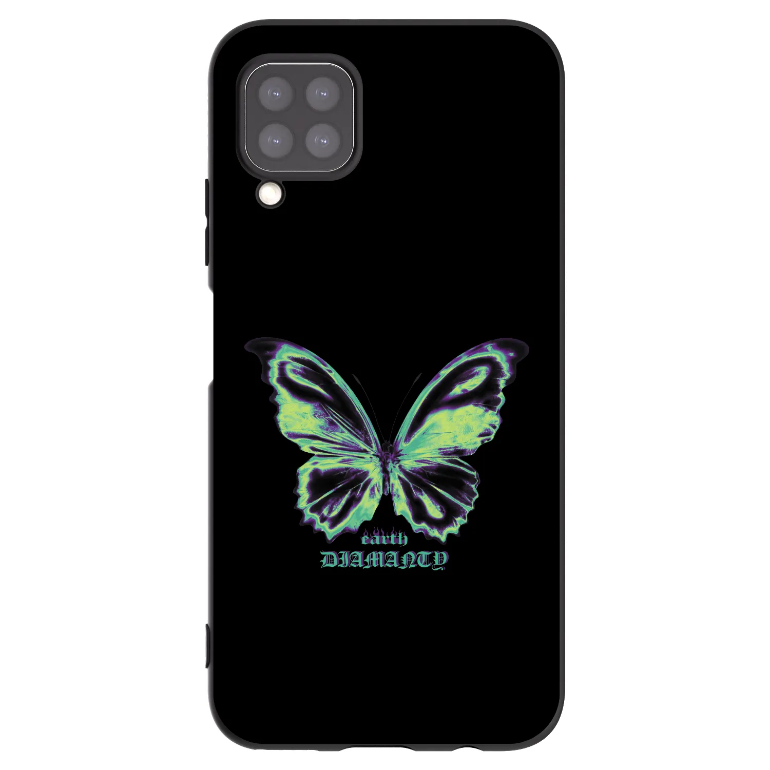 Picasee silikónový čierny obal pre Huawei P40 Lite - Diamanty Blue