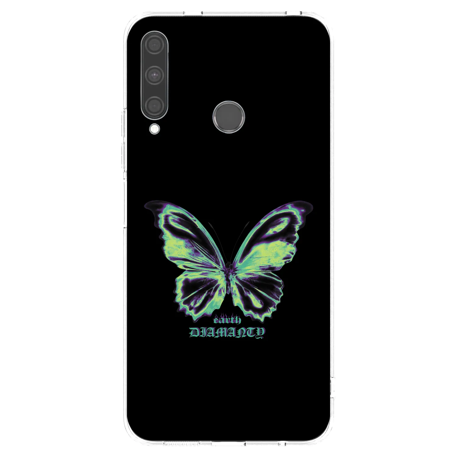 Picasee silikónový prehľadný obal pre Huawei P40 Lite E - Diamanty Blue