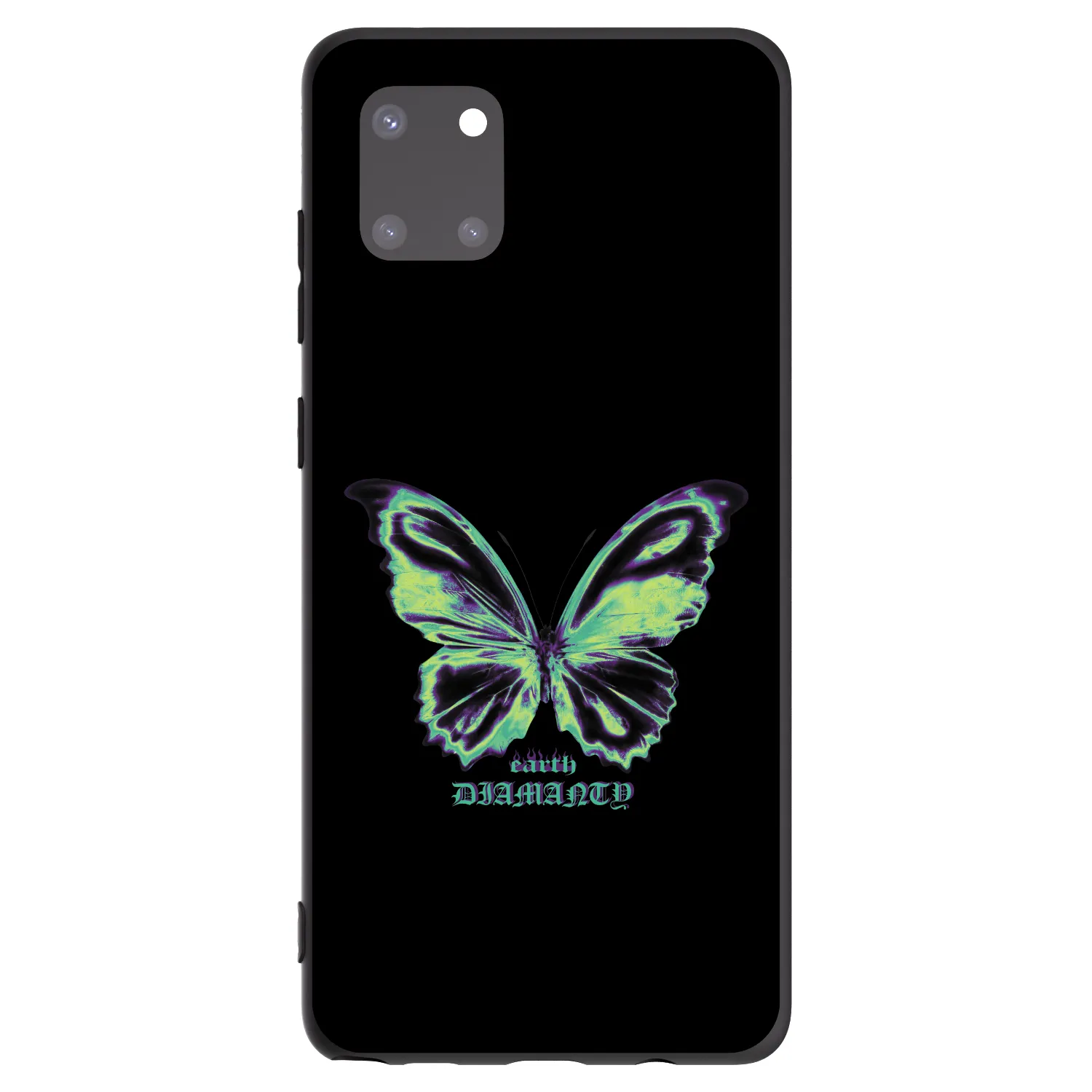 Picasee silikónový čierny obal pre Samsung Galaxy Note 10 Lite N770F - Diamanty Blue