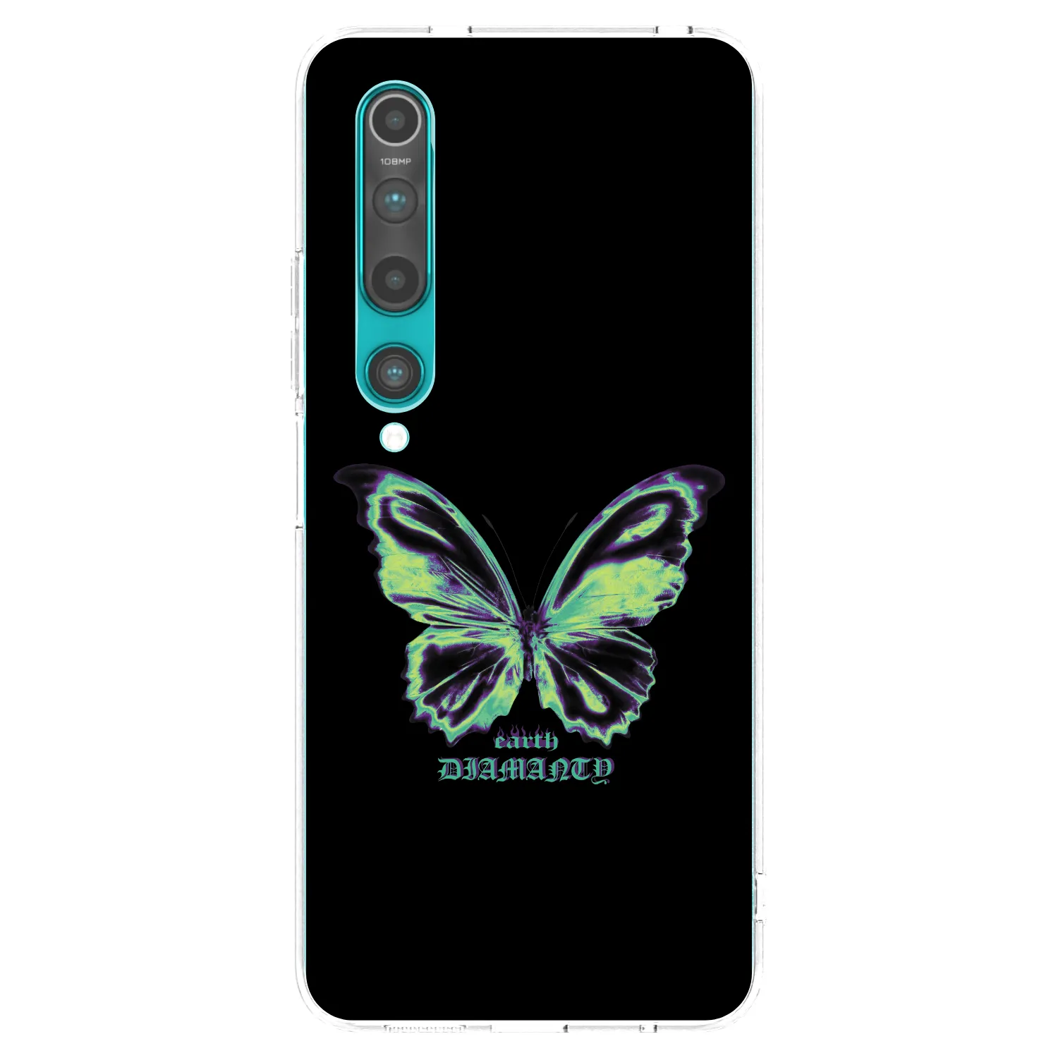 Picasee silikónový prehľadný obal pre Xiaomi Mi 10 - Diamanty Blue