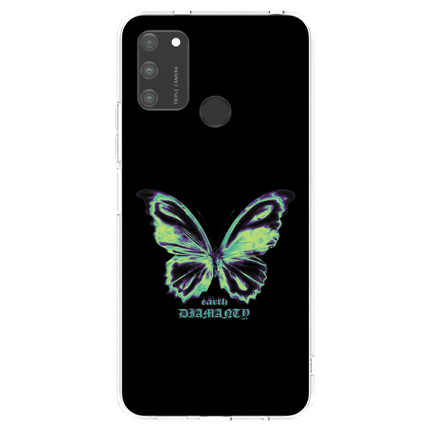 Picasee silikónový prehľadný obal pre Honor 9A - Diamanty Blue