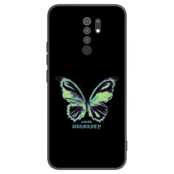 Picasee silikónový čierny obal pre Xiaomi Redmi 9 - Diamanty Blue