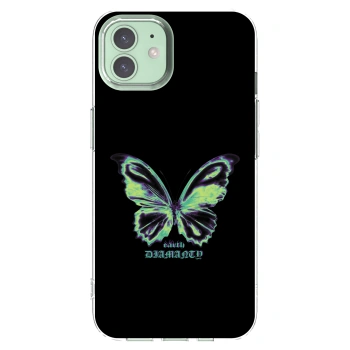 Picasee silikónový prehľadný obal pre Apple iPhone 12 - Diamanty Blue