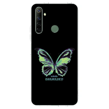 Picasee silikónový prehľadný obal pre Realme 6i - Diamanty Blue