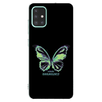 Picasee silikónový prehľadný obal pre Samsung Galaxy M31s - Diamanty Blue