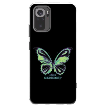 Picasee silikónový prehľadný obal pre Xiaomi Redmi Note 10 - Diamanty Blue