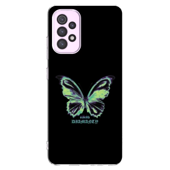 Picasee silikónový prehľadný obal pre Samsung Galaxy A32 5G A326B - Diamanty Blue
