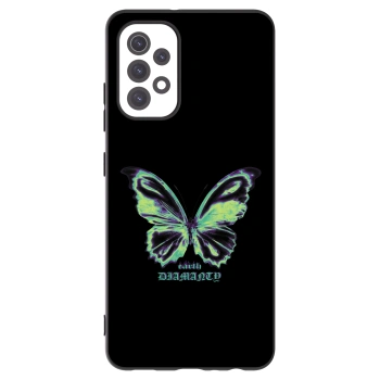 Picasee silikónový čierny obal pre Samsung Galaxy A32 5G A326B - Diamanty Blue