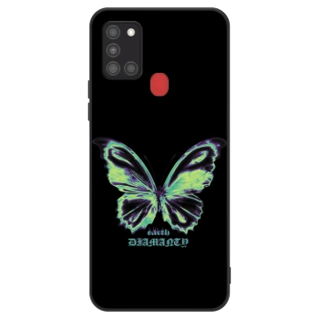 Obal pre Samsung Galaxy A21s - Diamanty Blue