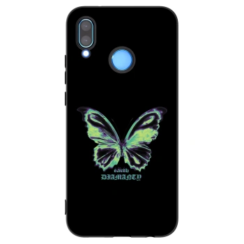 Picasee silikónový čierny obal pre Huawei P20 Lite - Diamanty Blue
