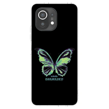 Picasee silikónový prehľadný obal pre Xiaomi Mi 11 - Diamanty Blue