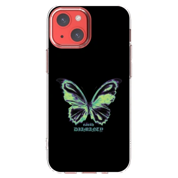 Picasee silikónový prehľadný obal pre Apple iPhone 13 mini - Diamanty Blue