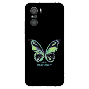 Picasee silikónový prehľadný obal pre Xiaomi Poco F3 - Diamanty Blue
